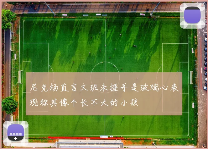 尼克杨直言文班未握手是玻璃心表现称其像个长不大的小孩